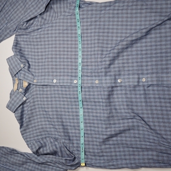Michael Kors plaid Button Down Shirt 👕 16- 34/35 - Picture 6 of 8
